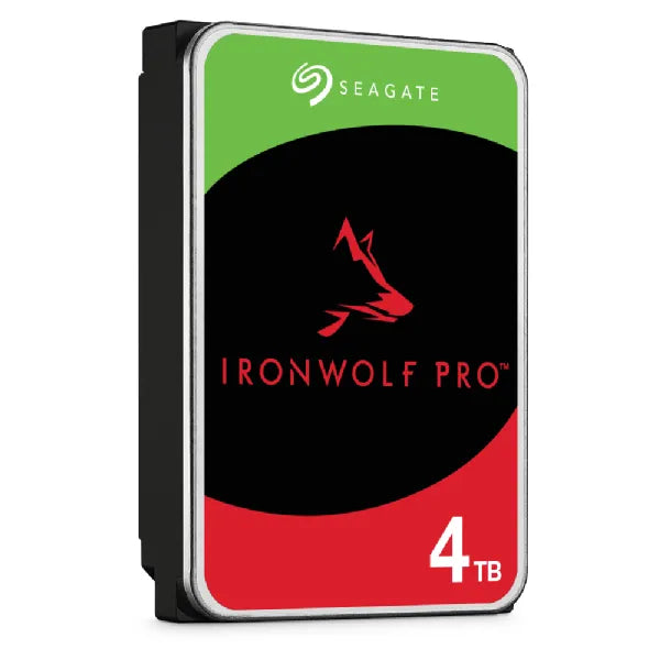 Seagate Ironwolf Pro ST4000NT001 4TB 3.5'' HDD NAS Drives 7200 RPM; SATA 6GB/s Interface; 256MB Cache;550TB/Year; Unlimited Bays