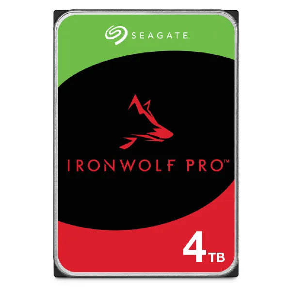 Seagate Ironwolf Pro ST4000NT001 4TB 3.5'' HDD NAS Drives 7200 RPM; SATA 6GB/s Interface; 256MB Cache;550TB/Year; Unlimited Bays