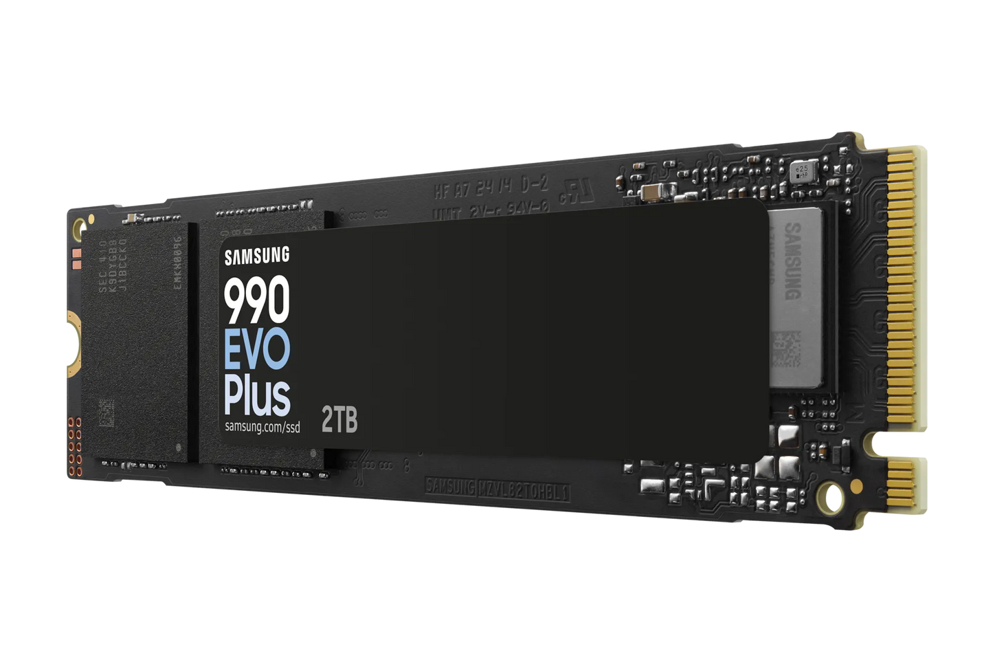 SAMSUNG MZ-V9S2T0BW 990 EVO Plus 2TB NVMe SSD - Read Speed up to 7250 MB/s; Write Speed to up 6300 MB/s; Random Read up to 1 000
