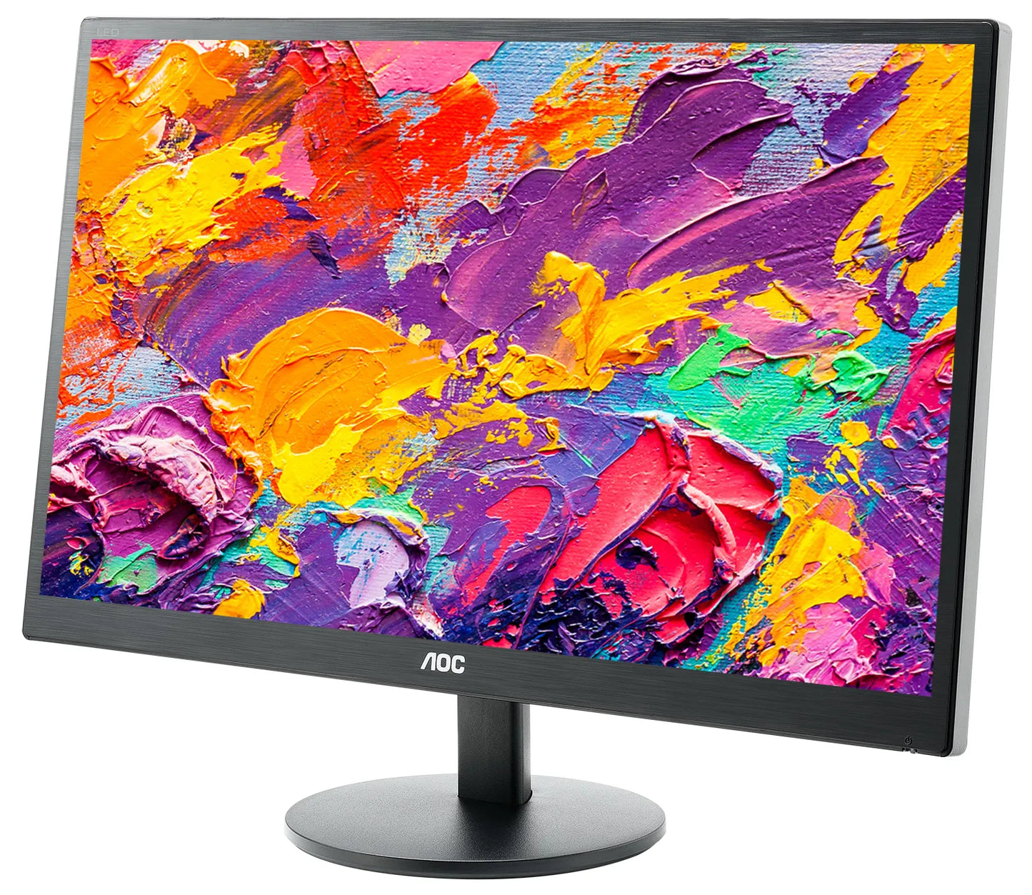 AOC E970SWN 18.5-Inch 720p Slim Monitor with VGA Connectivity - Wall-Mountable and Eco-Friendly