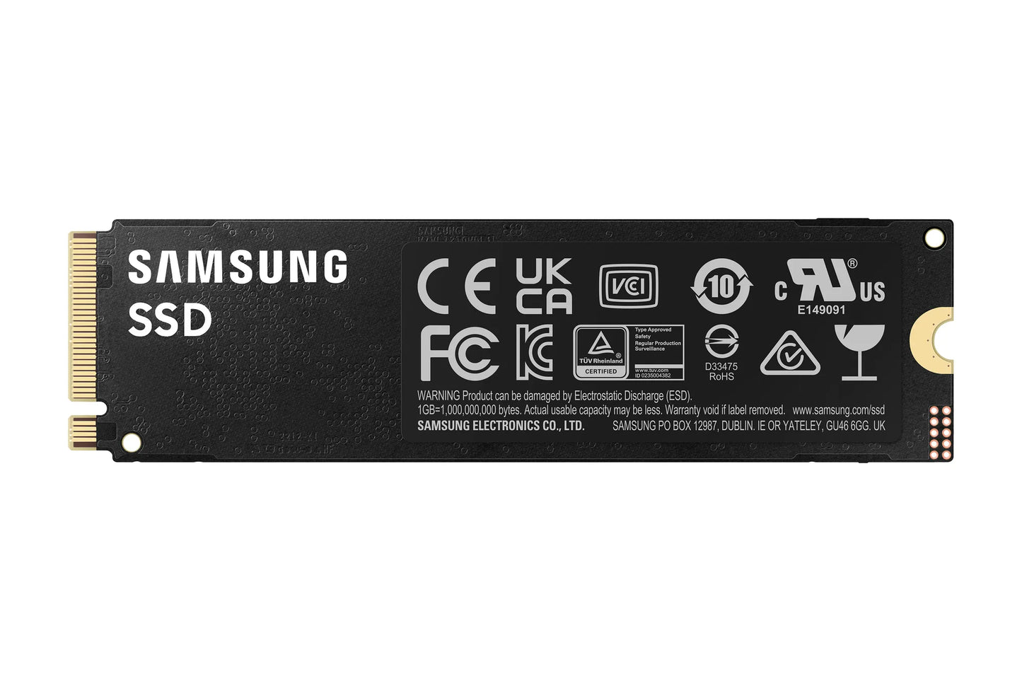 SAMSUNG MZ-V9P4T0BW 990 PRO 4 TB NVMe SSD - Read Speed up to 7450 MB/s; Write Speed to up 6900 MB/s; Random Read up to 1400000 I