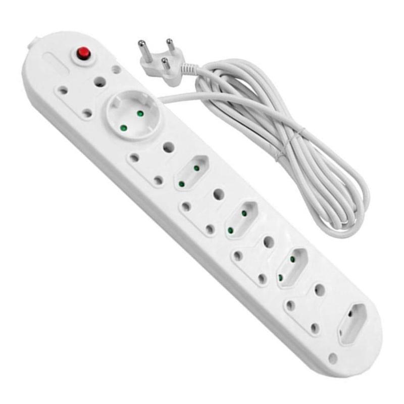 MicroWorld 10-Way Multiplug Extension with 3M Long Cord – Overload Protection offers 10 outlets for safe power distribution.