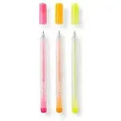 2009963 - Cricut 3 Glitter Gel Pens (0.8 mm) in Neon Pink; Neon Orange; Neon Yellow