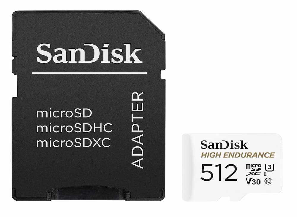 SanDisk 512GB High Endurance microSDXC Memory Card UHS-I U3 V30 C10 – Ideal for Dash Cams