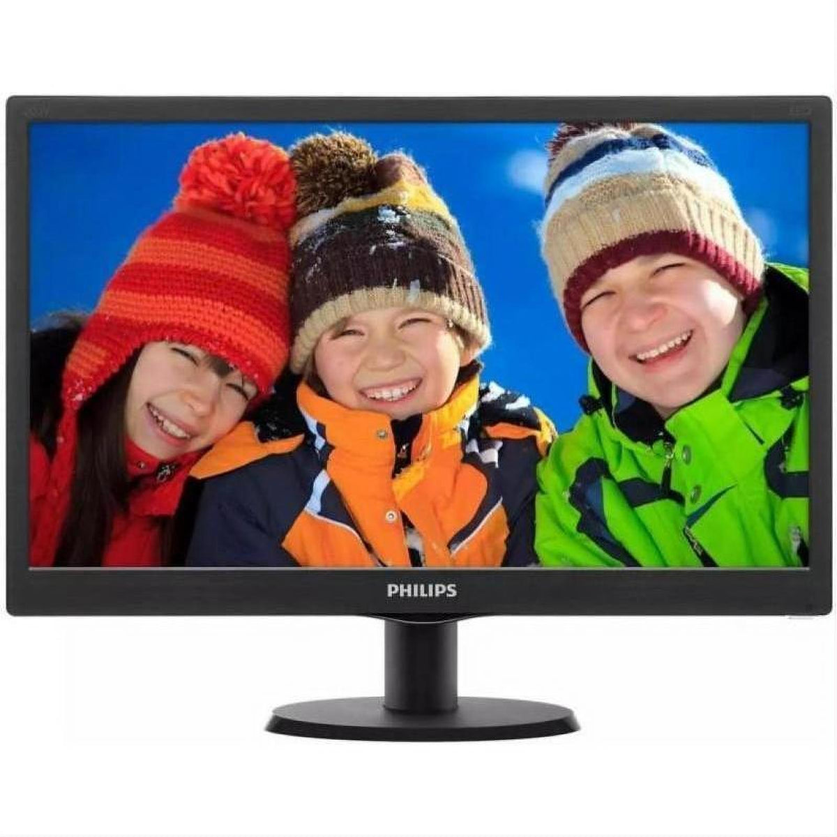 Philips 19.5" Full HD Eco-Friendly LCD Monitor with Stunning Visuals - VGA & HDMI Ports