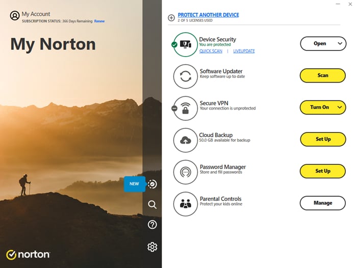 Norton 360 Deluxe (5 Device/Up to 50GB)
