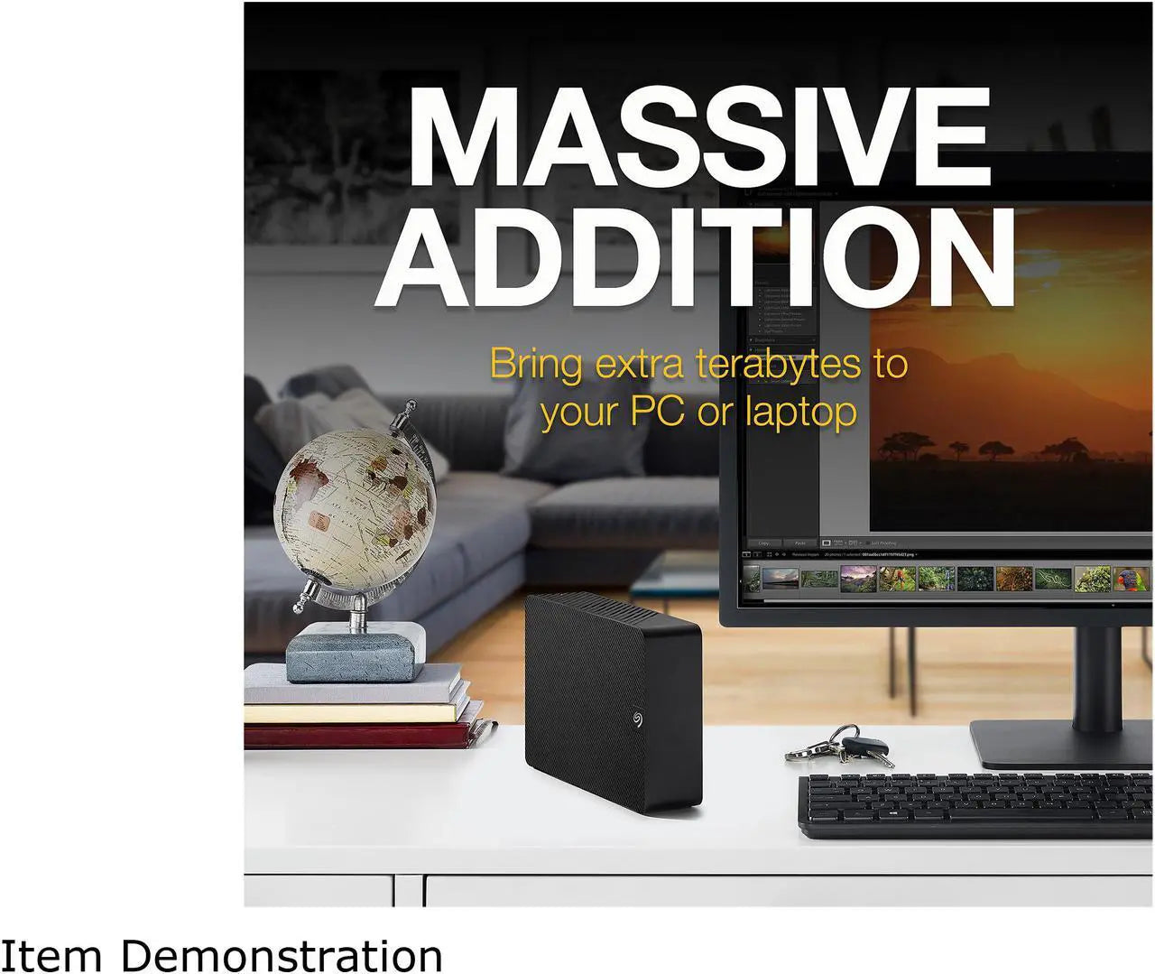 Seagate Expansion 8 TB Desktop External Drive – USB 3.0, exFAT Ready offers massive storage for backups and media.