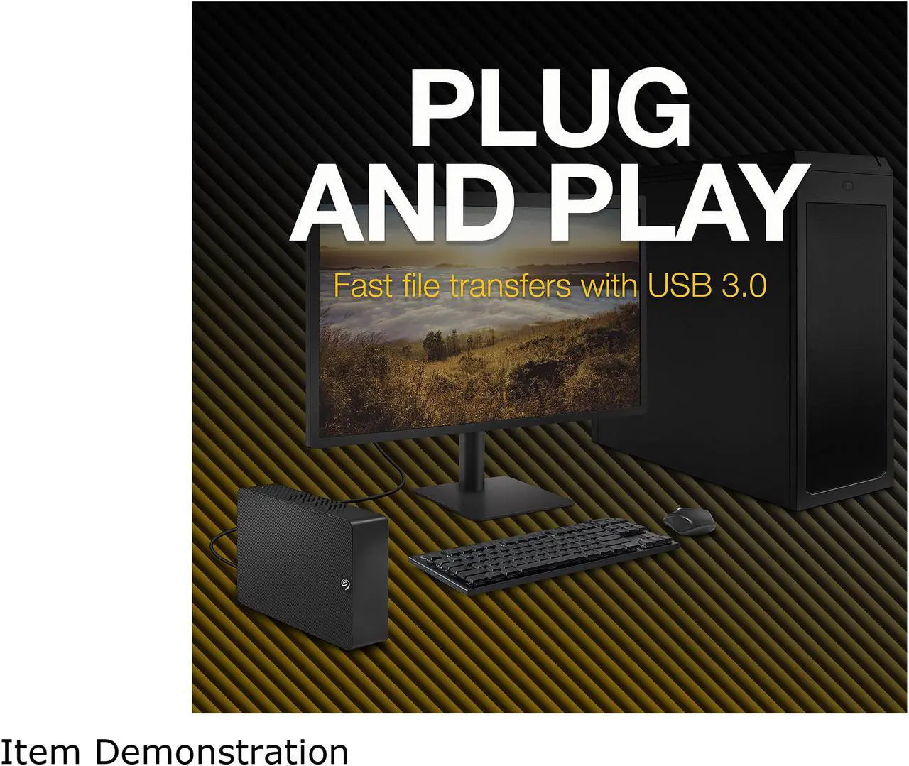 Seagate Expansion 8 TB Desktop External Drive – USB 3.0 offers easy plug-and-play storage for all your data needs.