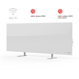 HEATER: ECO SMART TEMP GLASS 700W WHITE