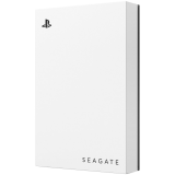 Seagate Game Drive for PS4/PS5 – 5 TB Portable External HDD in sleek white with blue LED, perfect for gaming expansion.