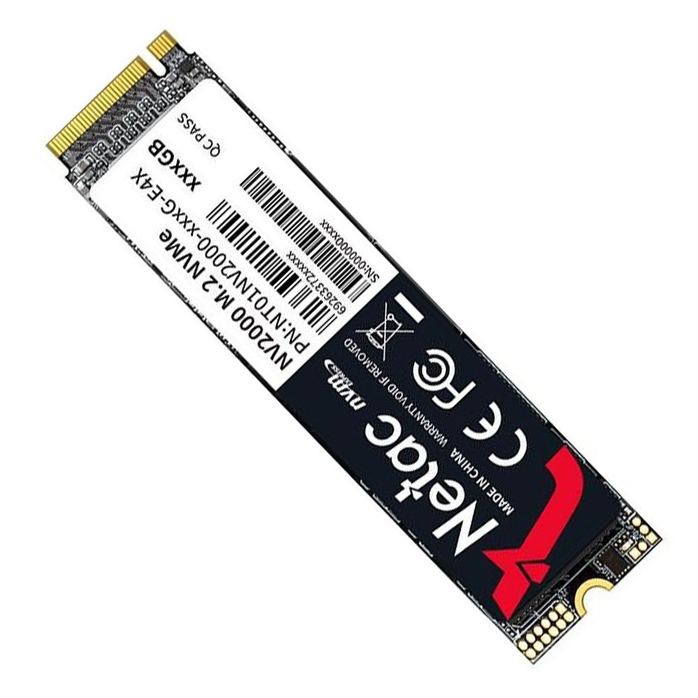 Netac EX4 512GB M.2 NVMe SSD – PCIe Gen3x4 Internal Solid State Drive, Ultra-Fast & Reliable Storage on white background