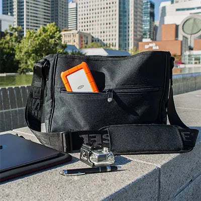 Seagate LaCie Rugged 1 TB USB-C Portable Hard Drive – Shock, Crush, designed for ultimate durability and connectivity.