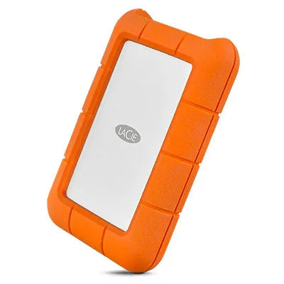 Seagate LaCie Rugged 1 TB USB-C Portable Hard Drive – Shock, Crush resistant design for ultimate durability in any environment.
