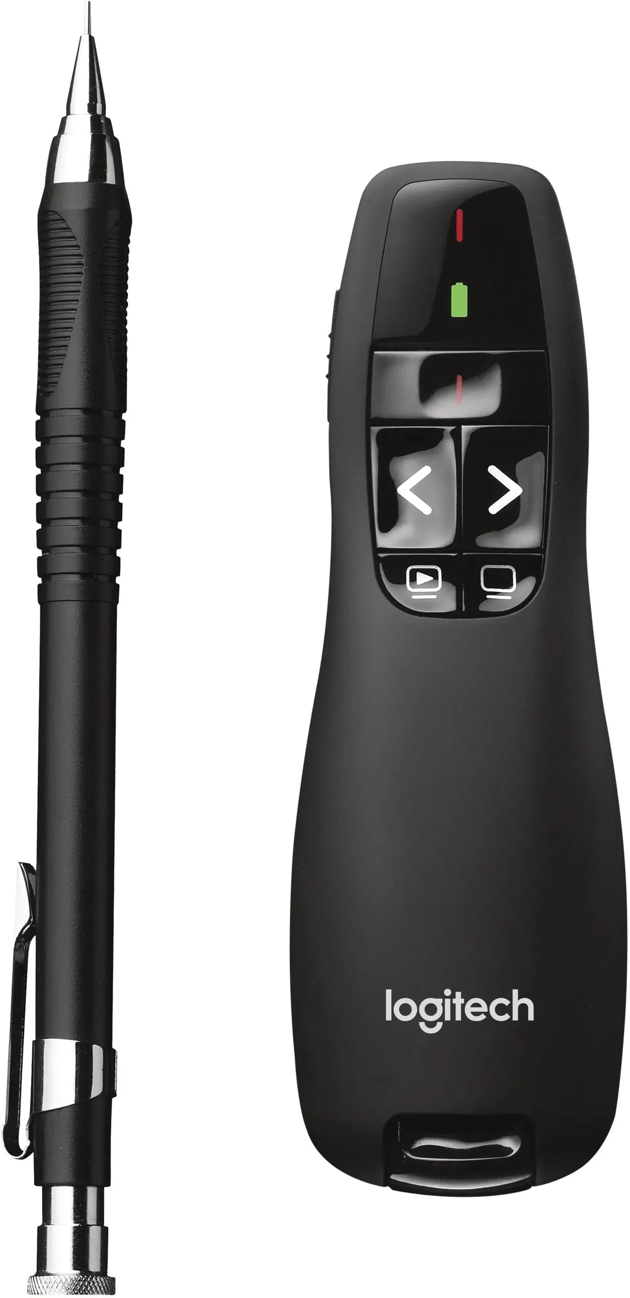 910-001356 - Logitech Wireless Presenter R400 Red Laser Pointer Up to 15 metre (2 4GHz) range storable wireless USB receiver