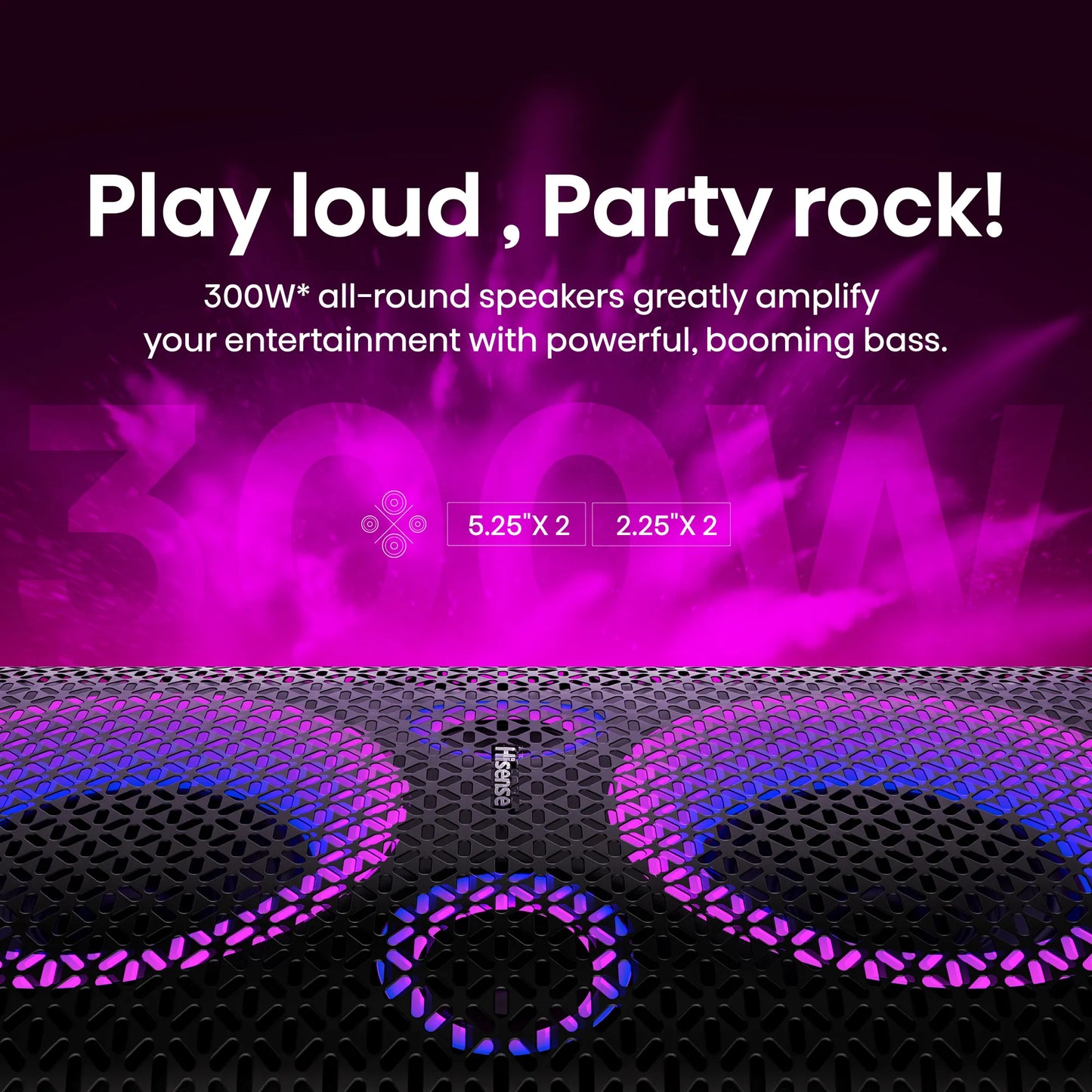 HISENSE HP100 Party Rocker