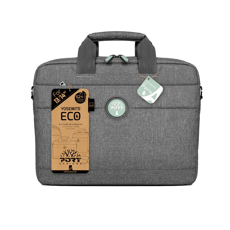 Port Yosemite Eco Grey 15.6" Toploader Bag