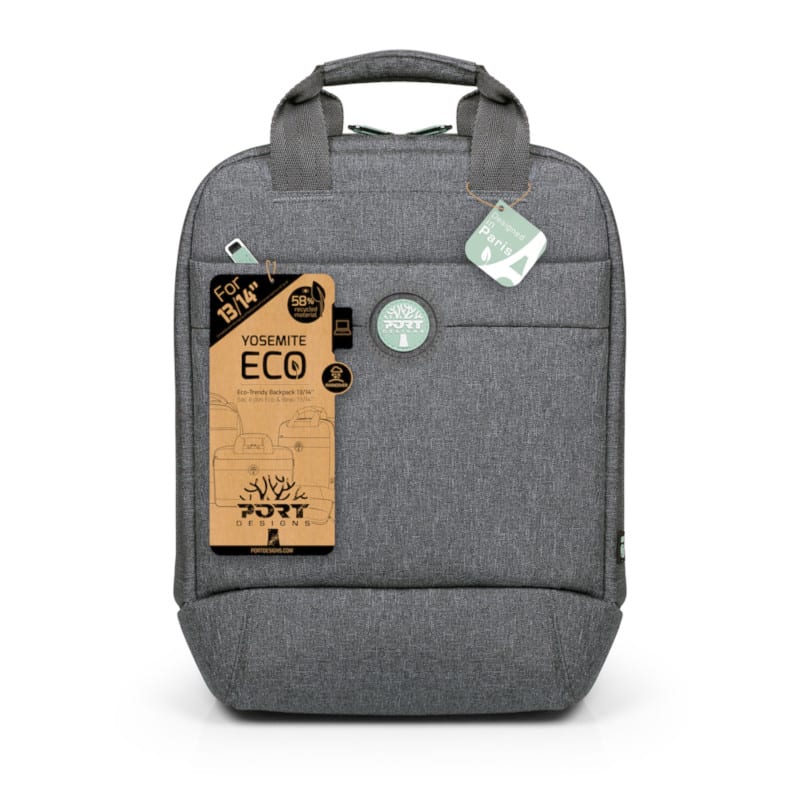 Port Yosemite Eco Grey 14" Backpack