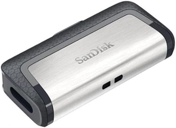 SanDisk 64GB Ultra Dual Drive USB Type-C, USB 3.1 Flash Drive – SDDDC2-064G-G46, Grey/Silver