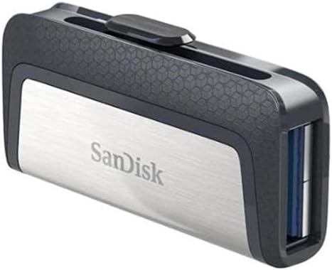 SanDisk 64GB Ultra Dual Drive USB Type-C, USB 3.1 – SDDDC2-064G-G46, Grey/Silver, dual-interface flash drive
