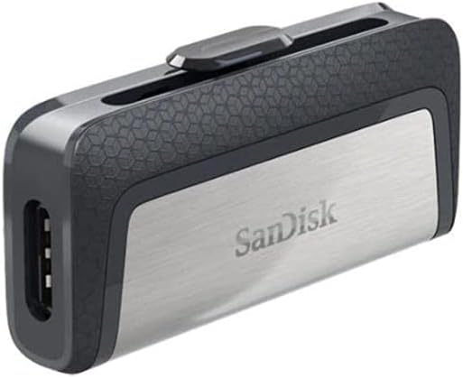 SanDisk 64GB Ultra Dual Drive USB Type-C, USB 3.1 Flash Drive – SDDDC2-064G-G46, Grey/Silver from TechStore