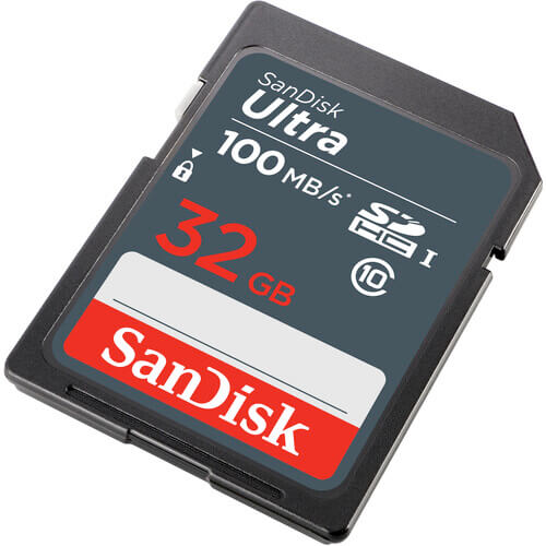 SanDisk Store: SanDisk Ultra 32GB SDHC Memory Card – Class 10, UHS-I, Up to 100MB/s | SDSDUNR-032G-GN3IN