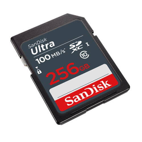 SanDisk Store: SanDisk Ultra 256GB SDXC Memory Card – C10, UHS-I, 120MB/s – SDSDUNR-256G-GN3IN for Camera