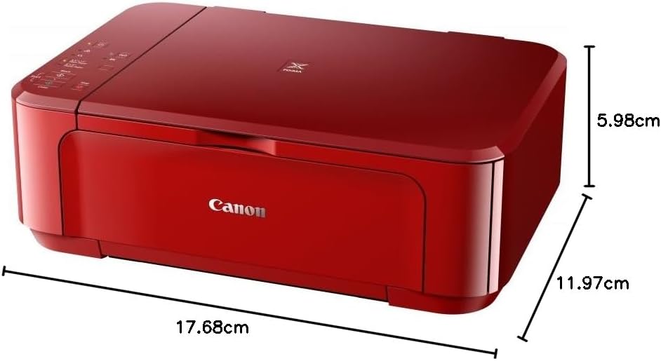 PRE-Loved RED Canon Pixma - Multifunction WiFi Printer! in excellent condition, offers vibrant color and wireless convenience.