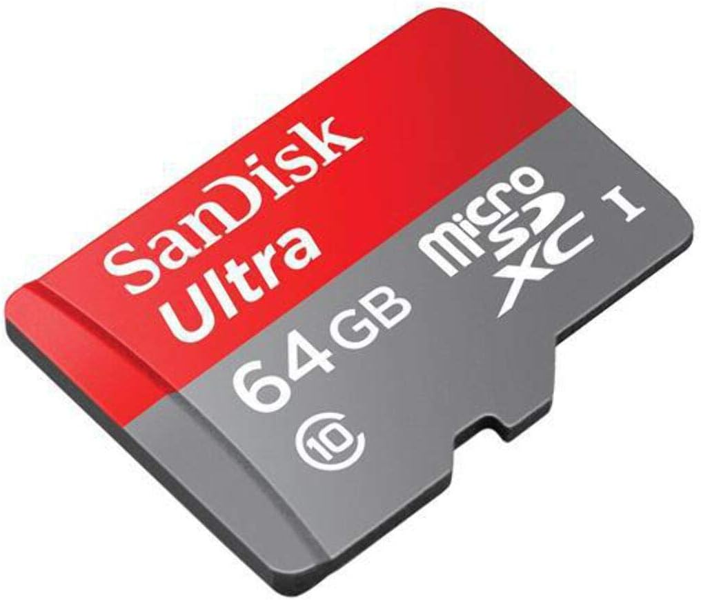 SanDisk Ultra 64GB microSDXC UHS-I Card – Class 10, A1, 100MB/s – SDSQUAB-064G-GN6MN | SanDisk