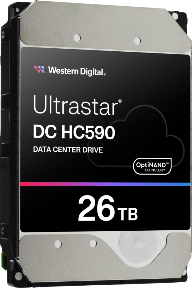 Western Digital Ultrastar DC HC590 26TB SATA 6Gb/s 3.5" Enterprise Hard Drive – 512e, 7200 RPM | WD Ultrastar drive image