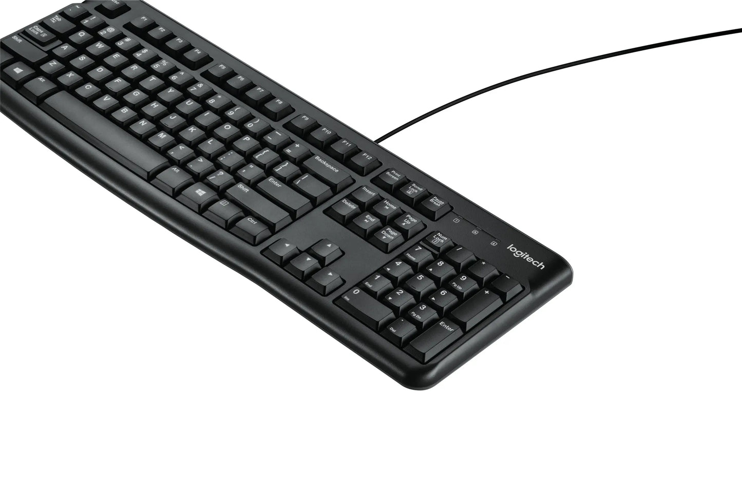 920-002508 - LOGI K120 Corded Keyboard plug and play USB connection spill resist.