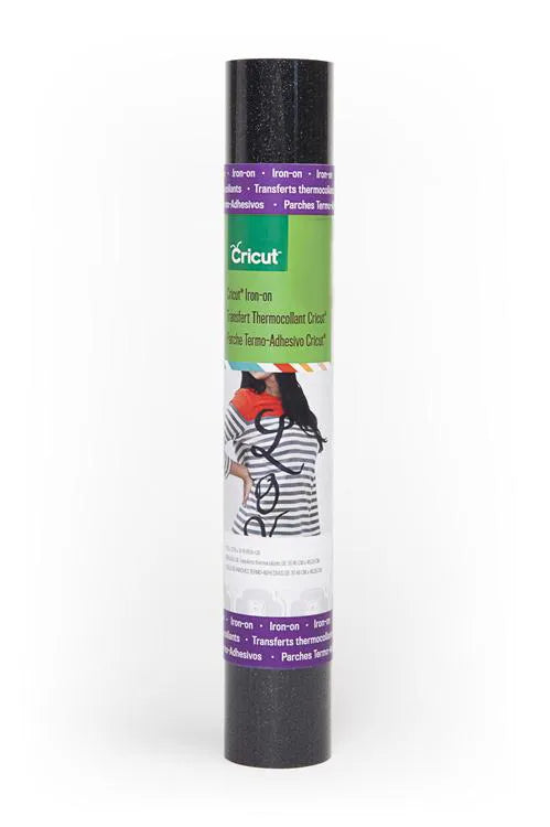2002040 - Cricut Glitter Iron-On 30x48cm (Black)