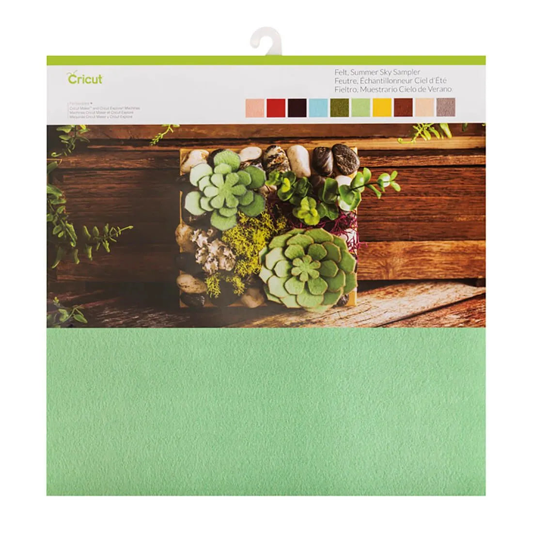 2003829 - Cricut Felt 10 Sheet Sampler 30x30cm (Summer Sky)