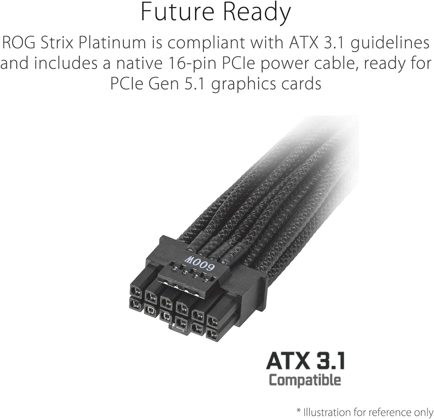 ASUS Official Store: ASUS ROG Strix 1200W 80 Titanium ATX 3.1 Gaming Power Supply – PCIe 5.0, Fully Modular, Dual Fan