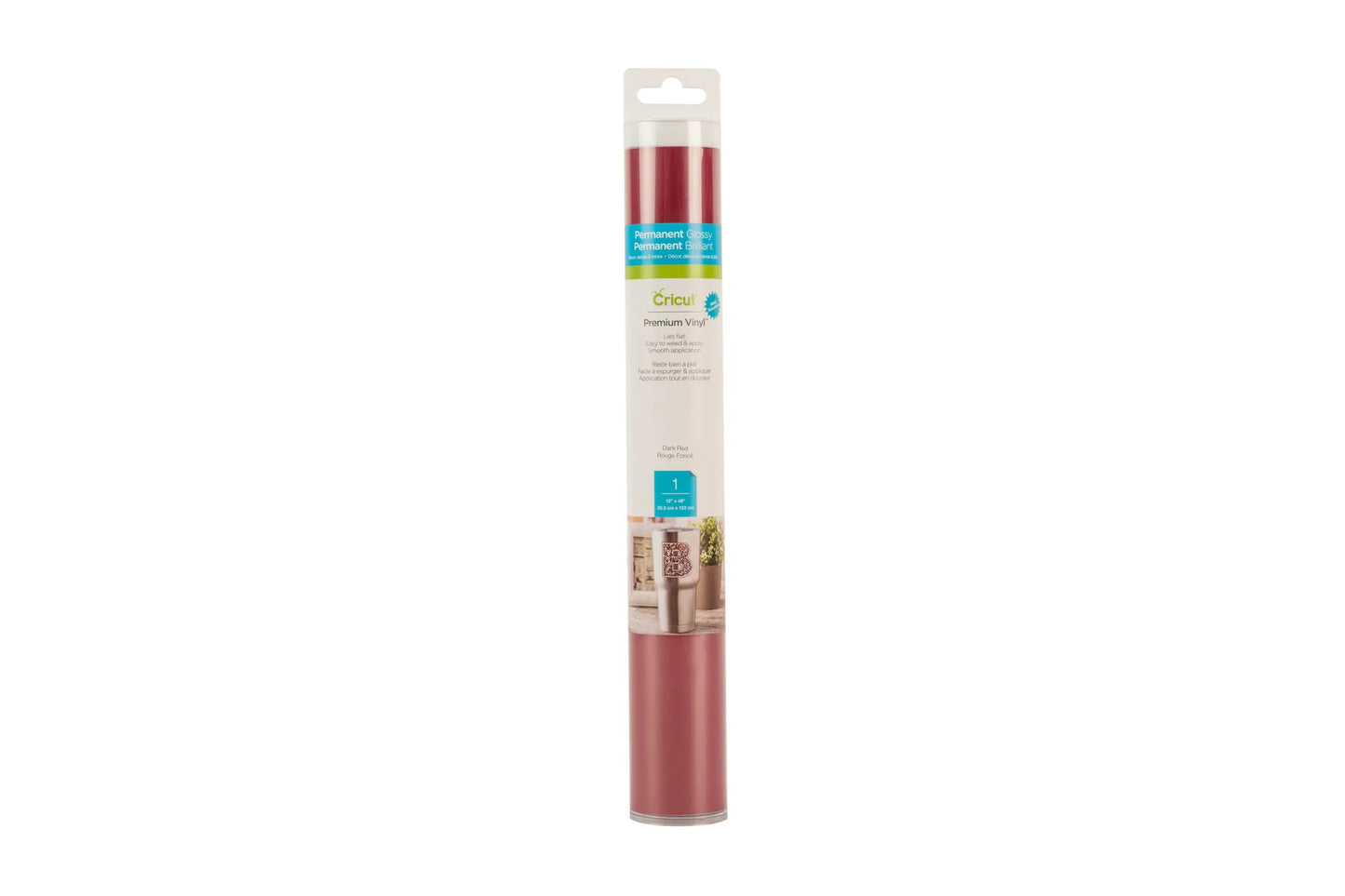 2005186 - Cricut Premium Vinyl Permanent 30x120cm (Dark Red)