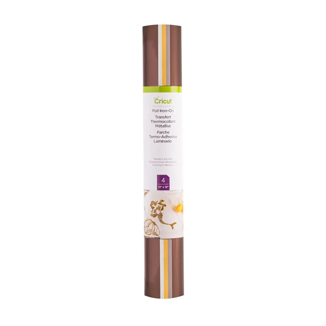 2004496 - Cricut Foil Iron-On 30x30cm 4-sheet Sampler (Metallic)