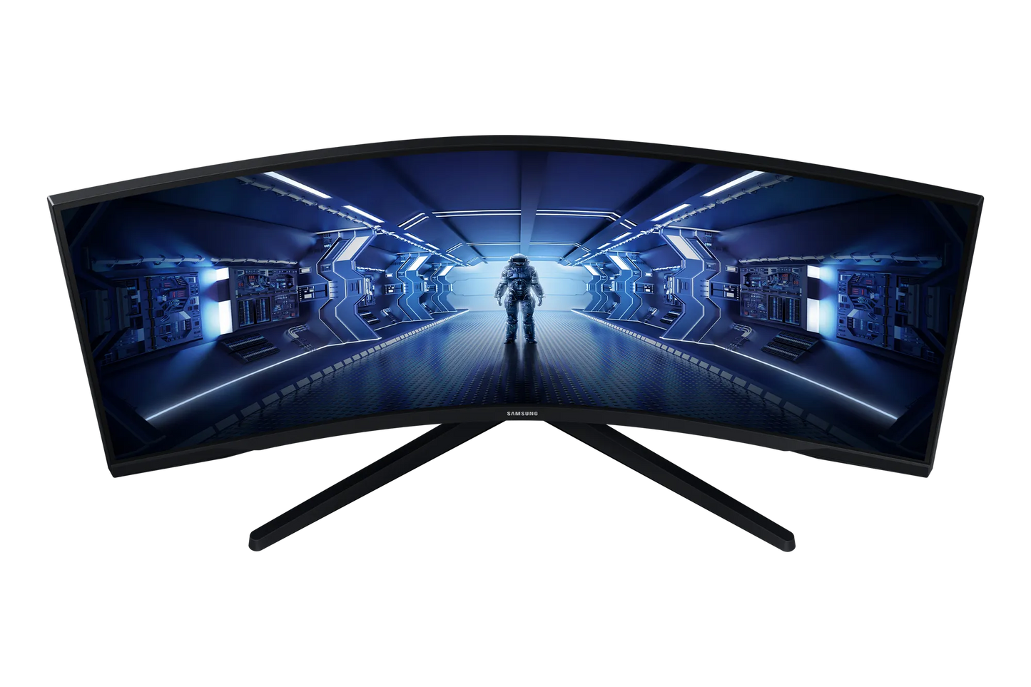 Samsung LC34G55TWW 34'' Odyssey G5 Ultra WQHD Curved Monitor; 21:9; 1000R; 3440X1440 Resolution; Max 165Hz; 2500:1 Static; 1ms (