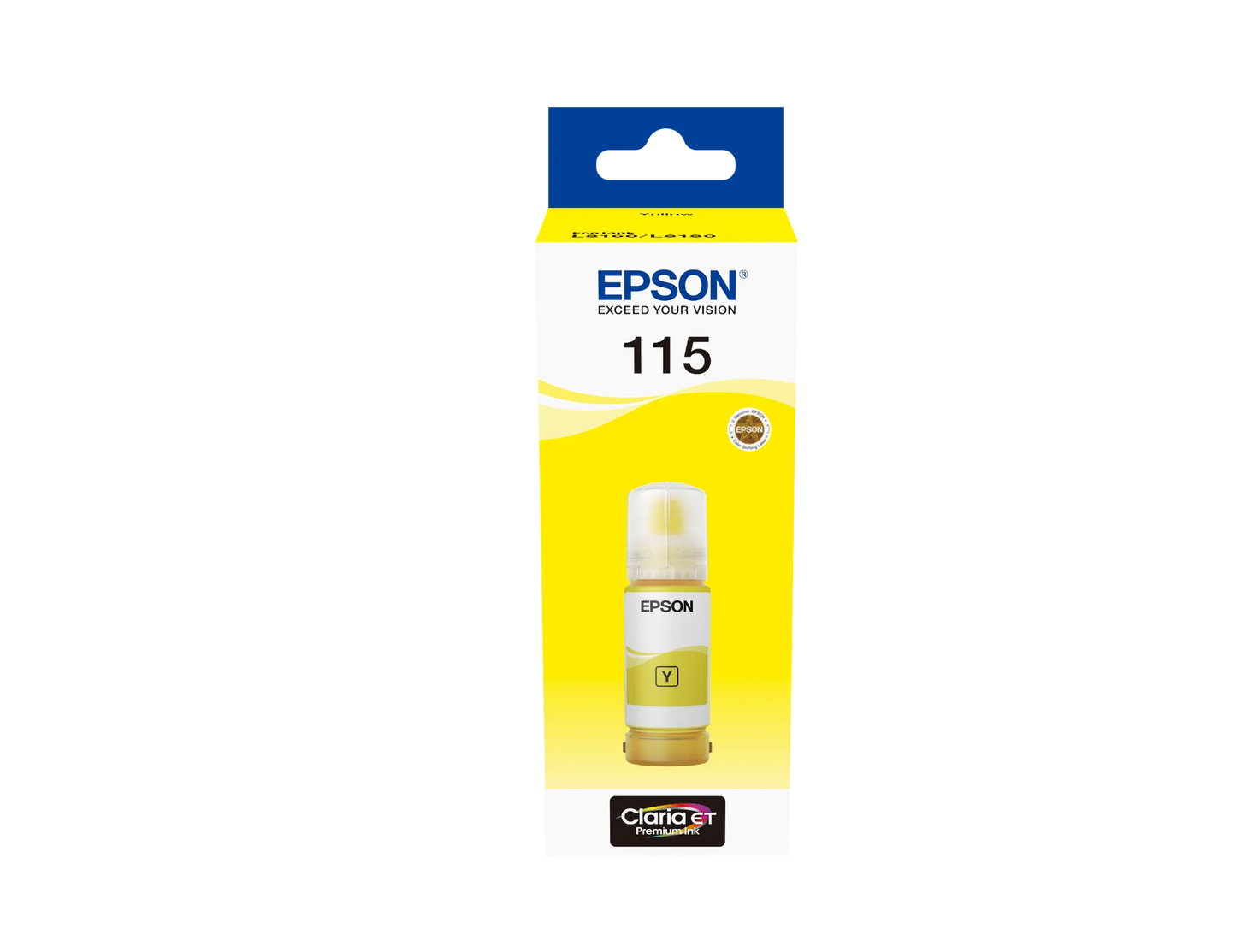 Epson 115 EcoTank Yellow ink bottle (70 ml). 6200 pages @ 5% coverage