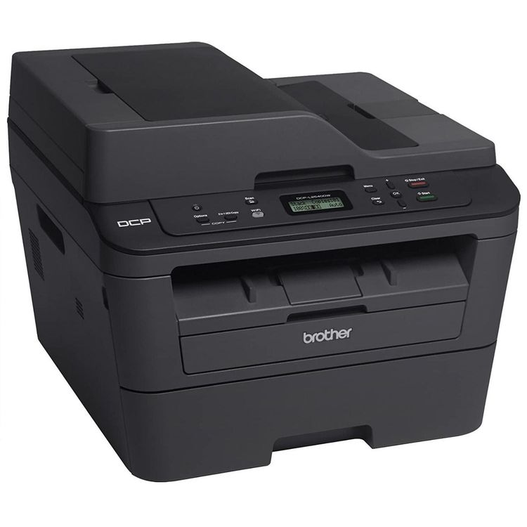 Brother DCP-L2540DW mono multifunction laser printer angled front view - 8C5H2700124
