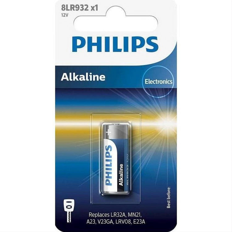 Philips 8LR932/73 12V alkaline battery retail pack