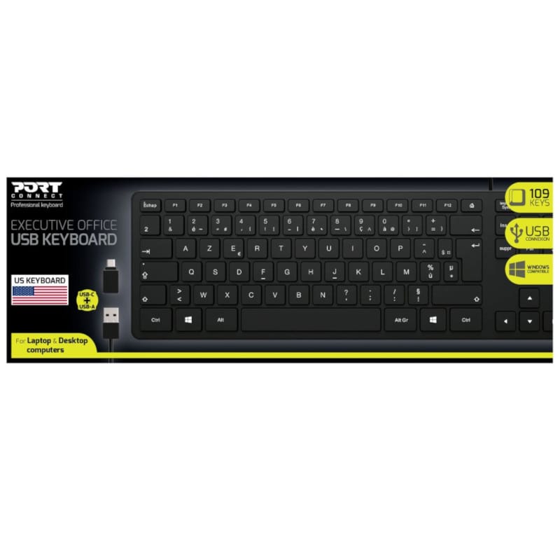 PORT OFFICE EXECUTIVE LOW PROFILE 109KEY