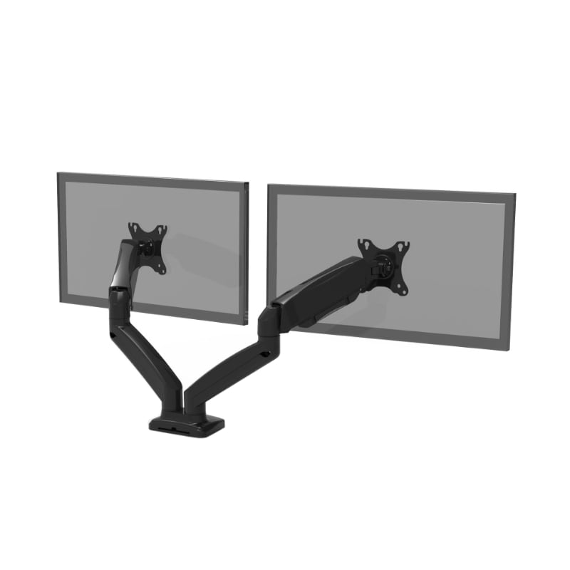 Port Dual-Screen Vesa Mountable up to 32" Desk Monitor Arm