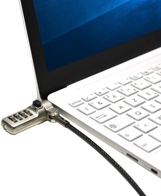 Port Connect Nano Slot Security Combination Cable