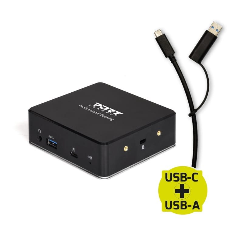 Port USB-C & USB-A Combo Docking Station