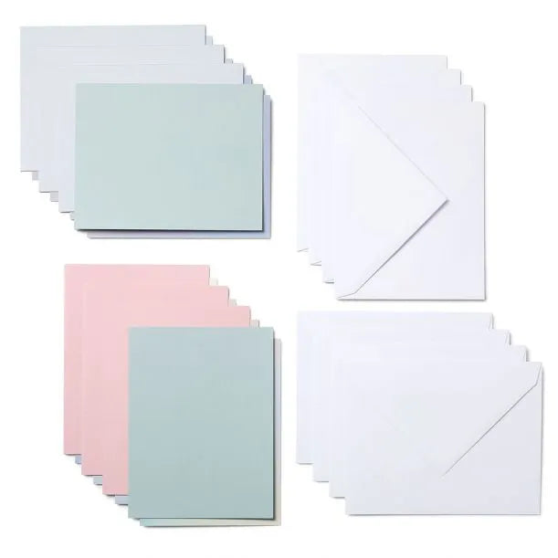 2008856 - Cricut Joy Cut Away Card Pastel Sampler 10.8x14cm 8pack