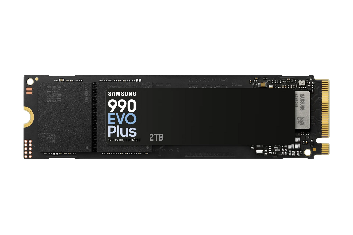 SAMSUNG MZ-V9S2T0BW 990 EVO Plus 2TB NVMe SSD - Read Speed up to 7250 MB/s; Write Speed to up 6300 MB/s; Random Read up to 1 000