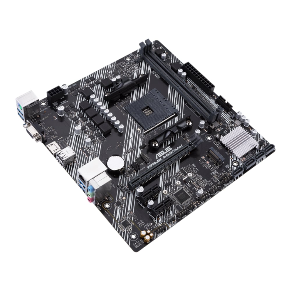 ASUS PRIME A520M-K: AMD AM4 Motherboard for Ryzen 5000 | Compact & Efficient, designed for powerful performance.