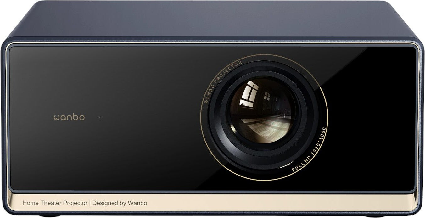 WANBO X5 Pro Full HD Smart Projector (1080p, 1100 ANSI Lumens) offers vibrant visuals and advanced Android TV features.
