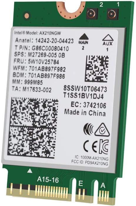 Intel AX210 M.2 Wifi Card Module