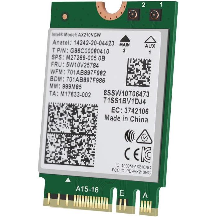 Intel AX210 M.2 Wifi Card Module