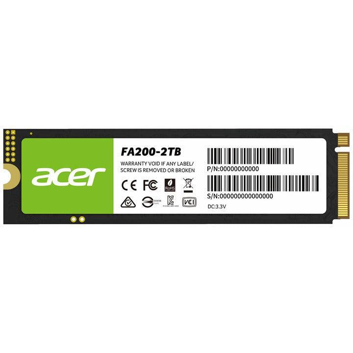 Acer 2TB PCIe Gen4 x4 NVMe M.2 SSD – Ultra-Fast Storage Upgrade Compatible with PS5 for enhanced gaming performance.